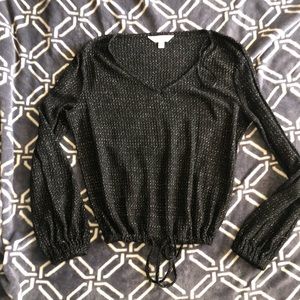 Super cute never worn XS tie front